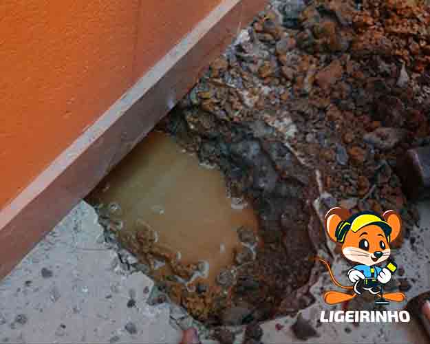 Caça vazamento de água na parede, solo, teto, laje e coluna