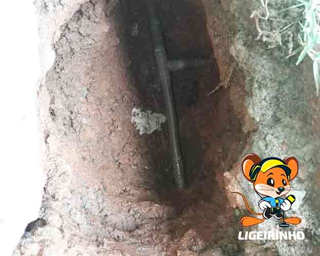 Detecção de vazamento na pia, banheiro e caixa d'água