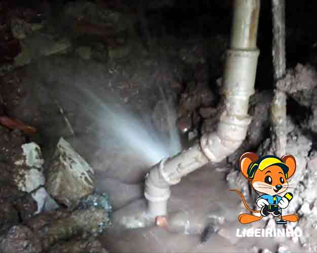 Encanador profissional com com detector Geofone conta alta