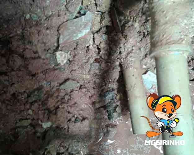 Caça vazamento Sabesp com detector Geofone