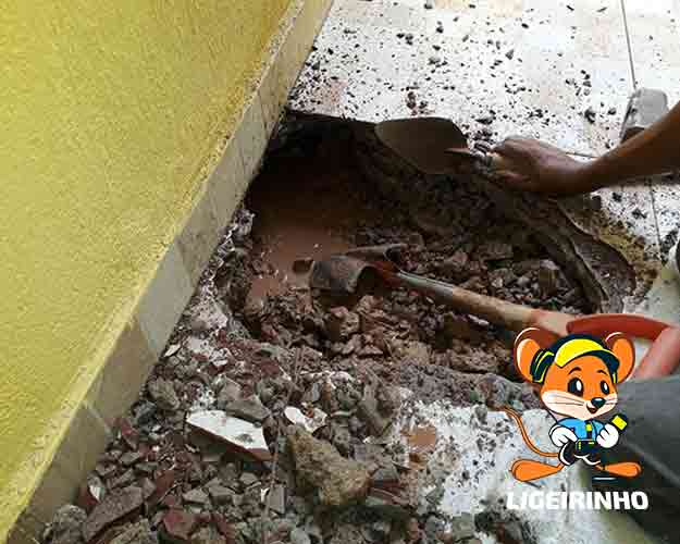 Caça vazamento Sacomã com laudo e garantia