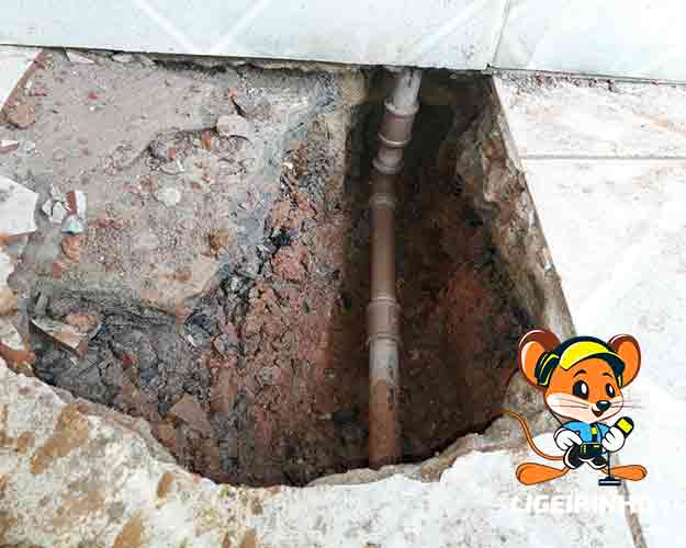 Empresa que conSérta vazamento solo ou parede com preço baixo