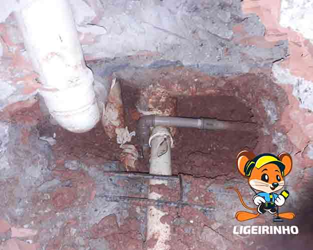 Manutenção técnica de vazamento de agua Zona Sul