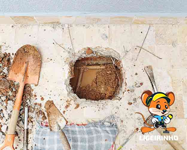 Serviço de reparo de vazamento agua Sabesp SP