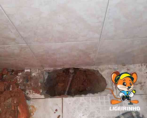 Caça vazamento em parede, coluna, solo, teto e laje