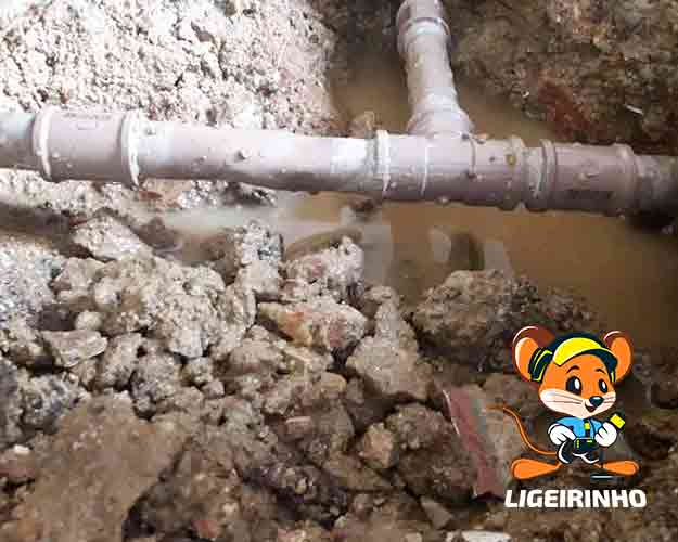 Infiltração e Vazamentos de água da Sabesp Sabesp